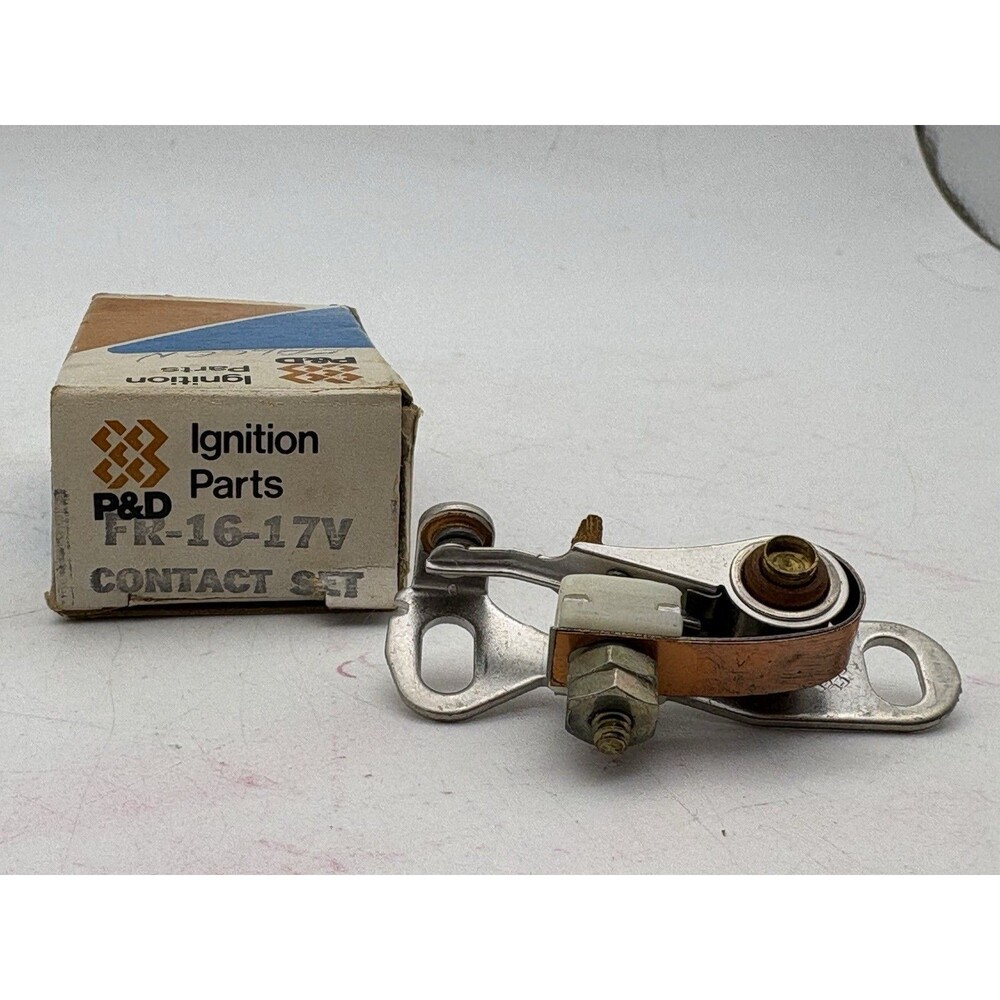 P&D FK-16-17V Ignition Contact Set Points NOS Vintage In Original Box